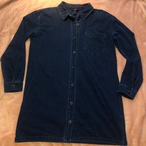 Navy Shirt Dress